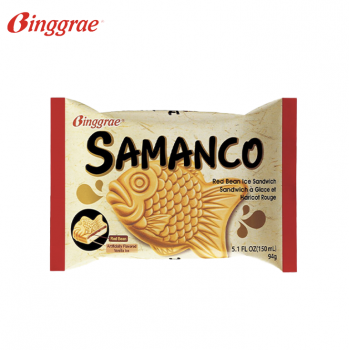 Binggrae Samanco Fish Ice Cream Sweetbean 4pk